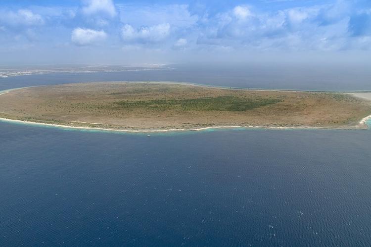 Aerial view of Klein Bonaire