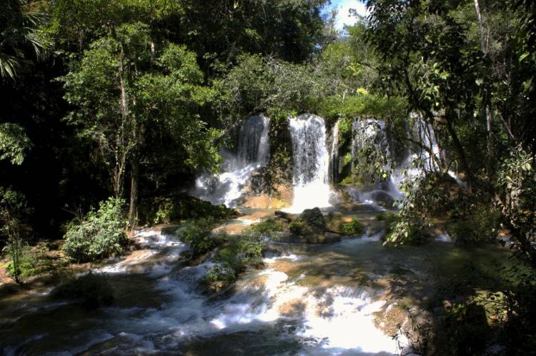 Waterfall in Lacandon Jungle (Mexico)