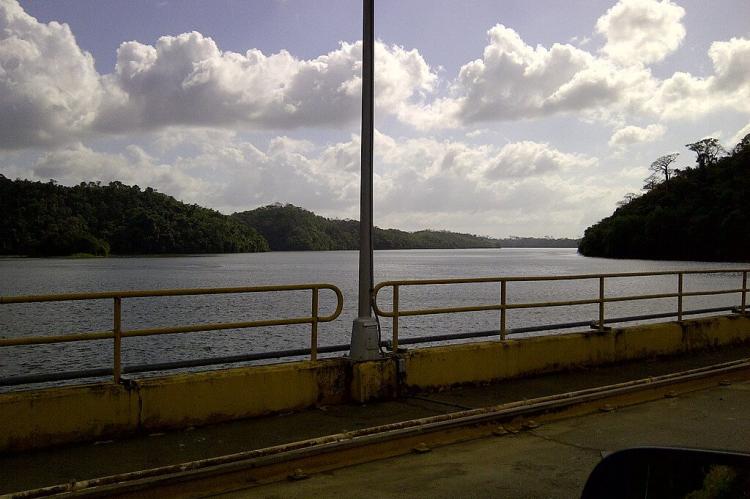 Lago Bayano (Bayano Lake) seen from the Bayano Dam, Panama