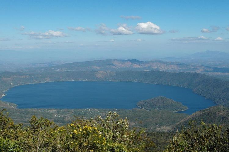 View of Lake Coatepeque, El Salvador