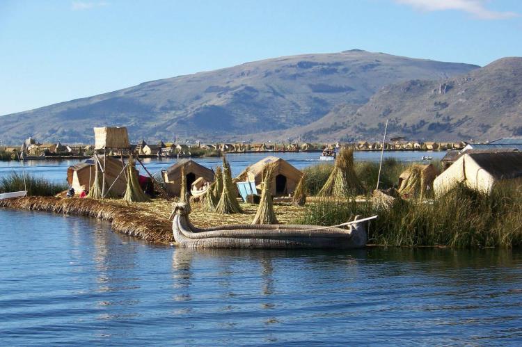 Lake Titicaca and Floating Island in Peru