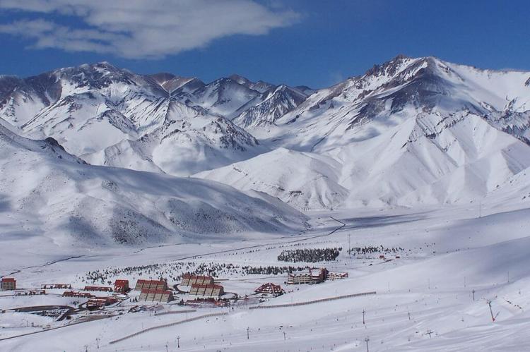 Las Leñas an Andean ski resort, located in the western part of the Mendoza Province, Argentina