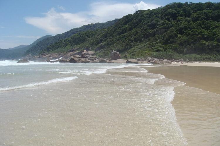 Lopes Mendes beach in Ilha Grande, Brazil