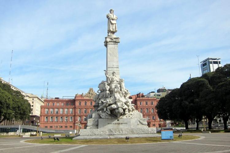 Cristóbal Colón monument, Monserrat, Buenos Aires, Argentina
