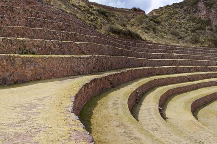 Terraces at Moray, Sacred Valley, Peru