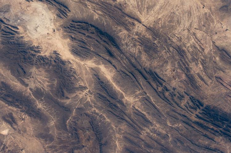 Photograph from the International Space Station shows a portion of the Chihuahuan Desert in the Mexican state of Coahuila