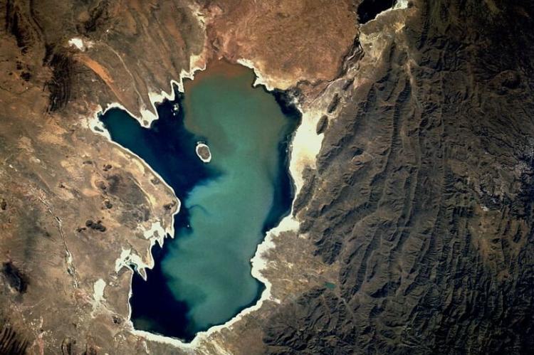 NASA image of Lake Poopó, Bolivia, September 1991