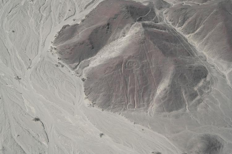 Nazca Lines in the Nazca desert, Peru