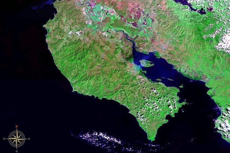 Gulf of Nicoya in Costa Rica via NASA