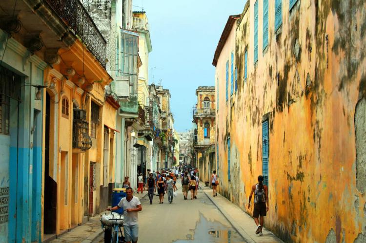 Street in Old Havana, Cuba