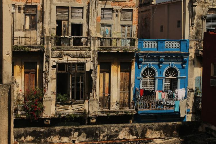 Houses in Old Havana, Cuba