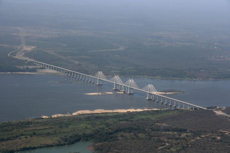 The Second Orinoco crossing or Orinoquia Bridge is a combined road and railway bridge over the Orinoco River near Ciudad Guayana, Venezuela