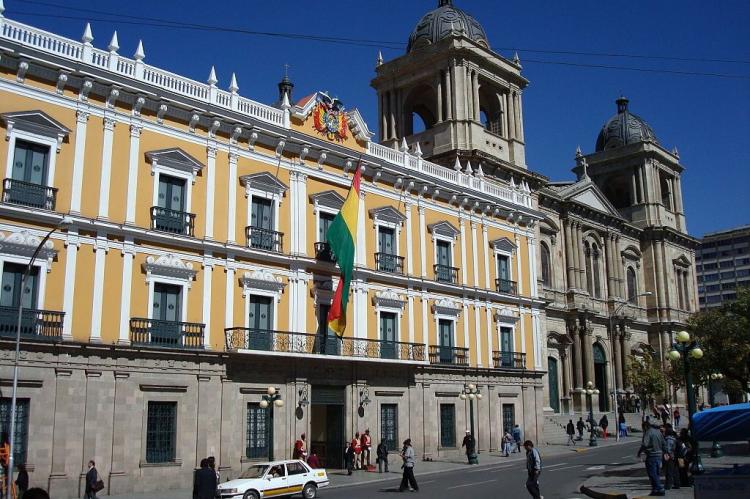 Government Palace and Metropolitan Cathedral, La Paz, Bolivia