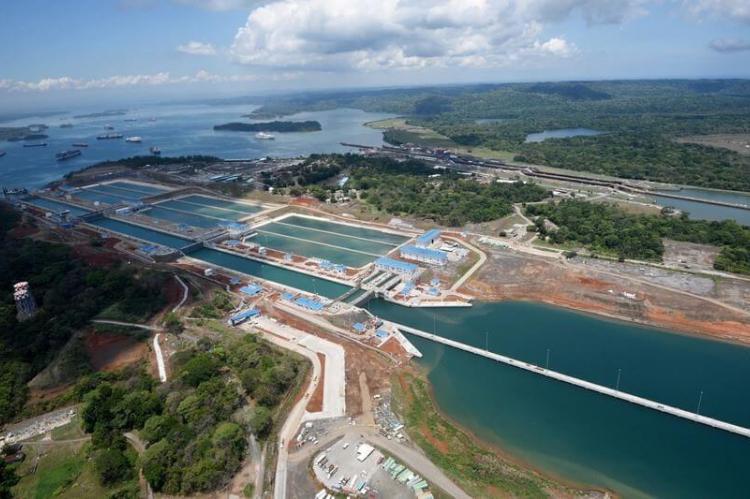 New Panama Canal Agua Clara locks (Atlantic side)