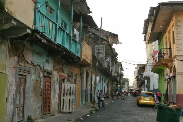 Street in Casco Viejo, Panama City, Panama