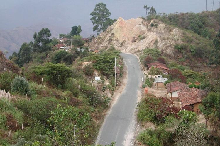 Pan American Highway in the Andes, southern Ecuador, near Catacocha