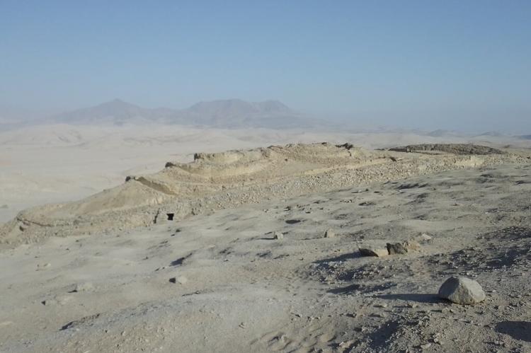 Chankillo archaeological site panorama, Peru