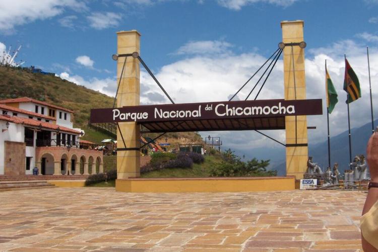 Entrance to Parque Nacional de Chicamocha, Colombia
