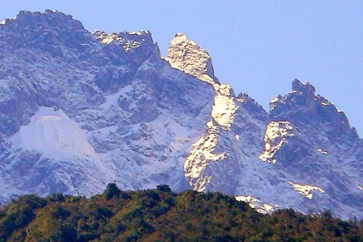 Pico Bolívar, highest elevation of Venezuelan Andes. Mérida, Venezuela