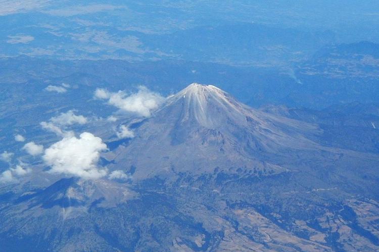 Aerial photo of Pico de Orizaba, Mexico