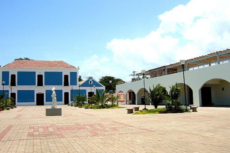 Plaza located in front of Vela de Coro, Falcón State, Venezuela