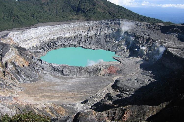 Main crater, Poás Volcano, Costa Rica