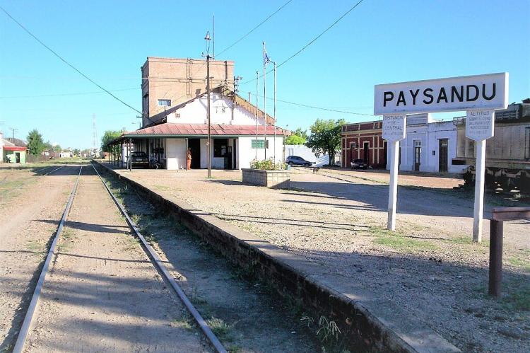 Railroad station, Paysandú, Uruguay