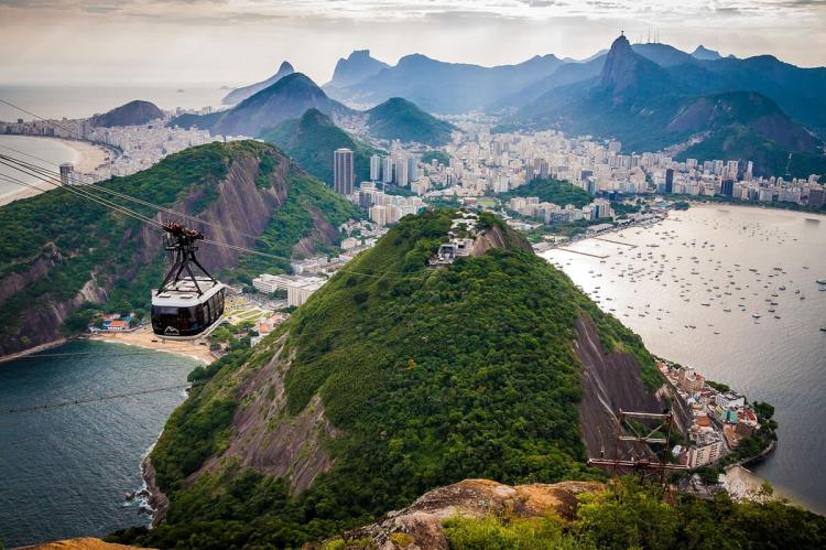 Rio de Janeiro, Brazil aerial view