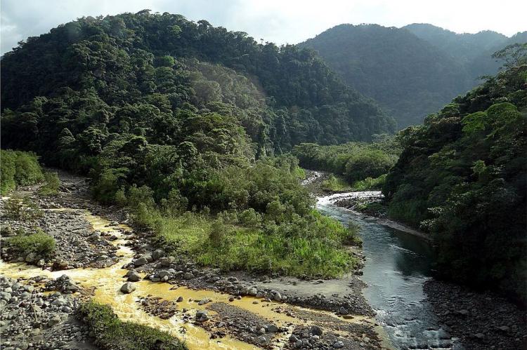 Confluence of Rio Sucio and Río Hondura, Braulio Carrillo National Park, Costa Rica