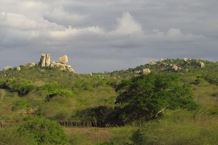 Rock formations of the Borborema Plateau, Queimadas, Paraíba, Brazil