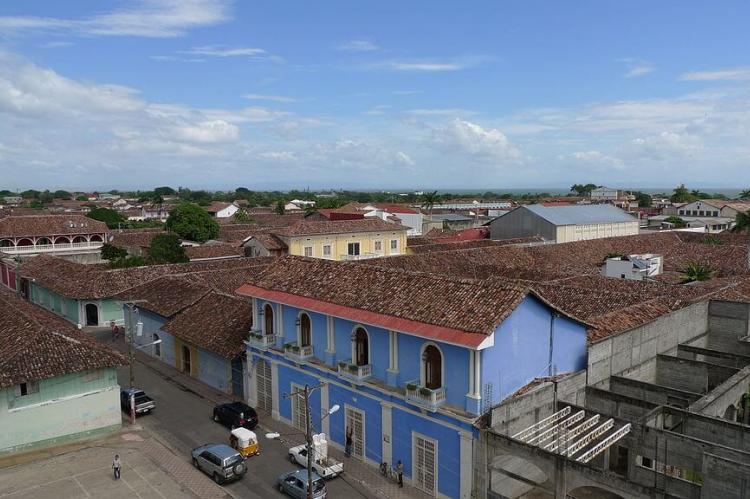 Rooftop view of Granada, Nicaragua