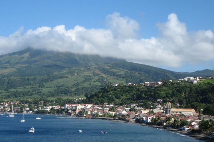 Saint-Pierre, Mount Pelée panorama, Martinique