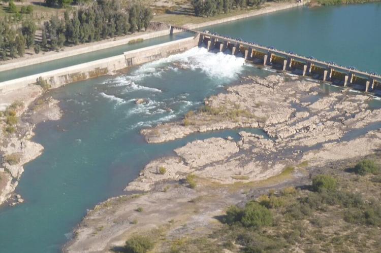 Salto Andersen Hydroelectric Power Plant, on the Colorado River, Argentina