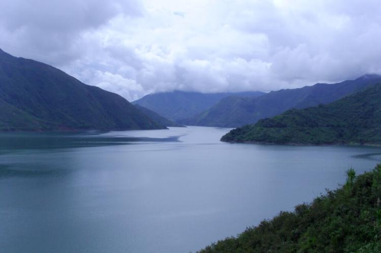 Salvajina Reservoir, Rio Cauca, Colombia