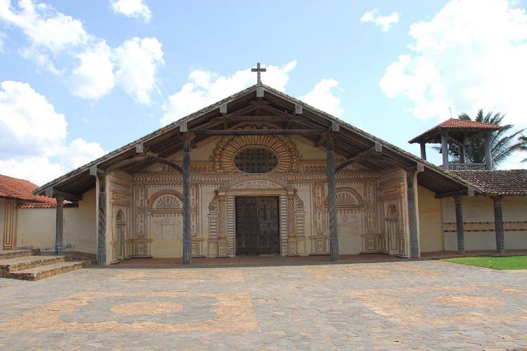 Church in San Javier, Ñuflo de Chávez, Santa Cruz, Bolivia