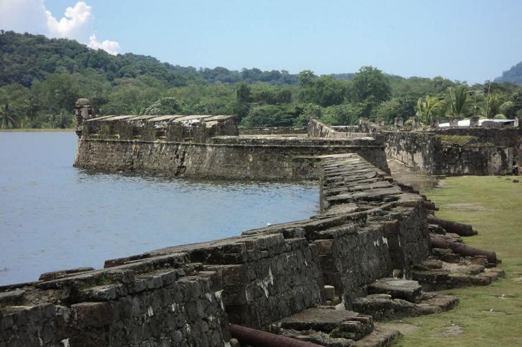 View of San Lorenzo fortifications (Panama)