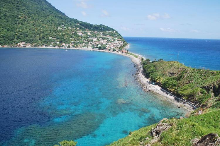 Scott's Head village and bay, Dominica
