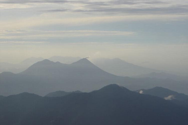 Volcanoes of the Sierra Madre de Chiapas, Guatemala 