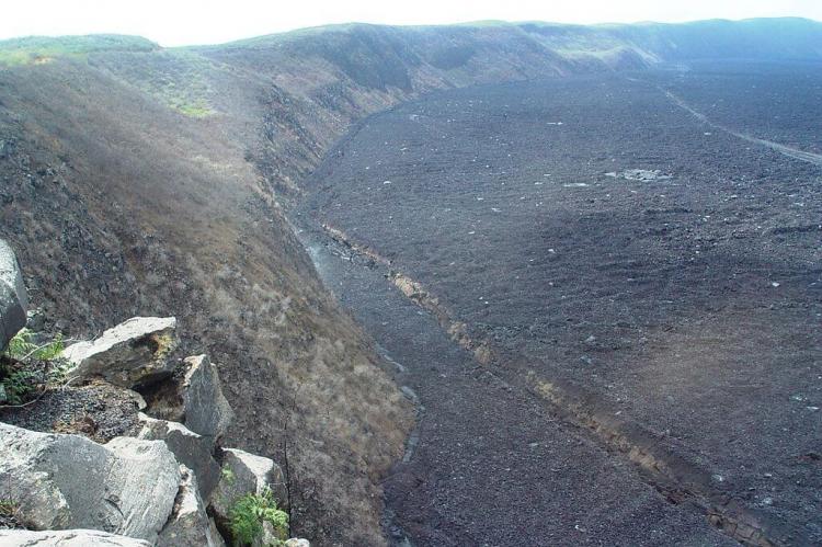 Caldera of the Sierra Negra volcano, Isabela Island, Galápagos, Ecuador