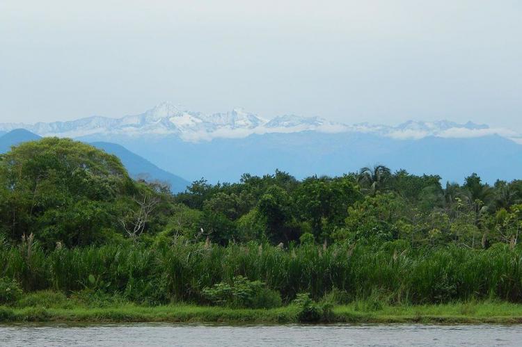 Sierra Nevada de Santa Marta from Rio Palomino, Colombia