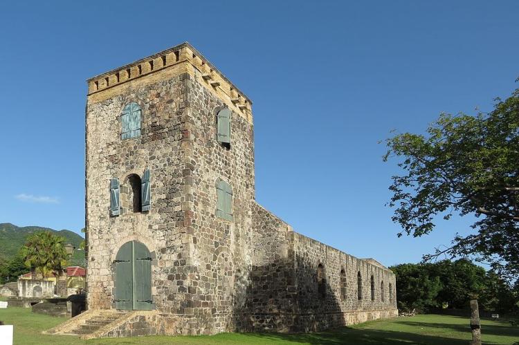 Ruins of Dutch Reformed Church, Oranjestad, Sint Eustatius