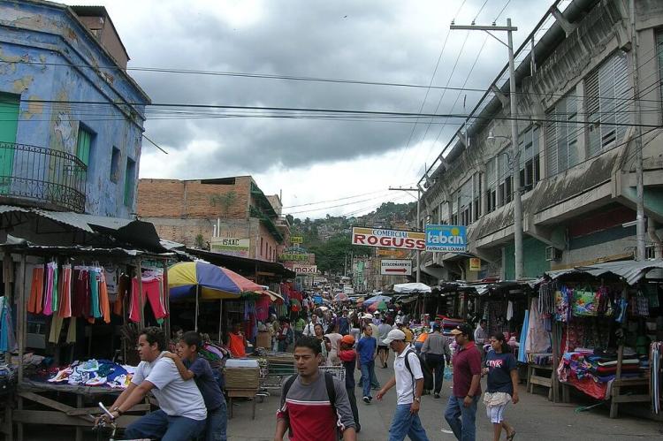 Street market, Tegucigalpa Honduras