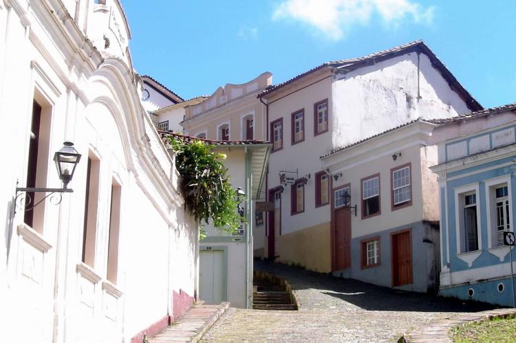 Street in Ouro Preto. Minas Gerais, Brazil