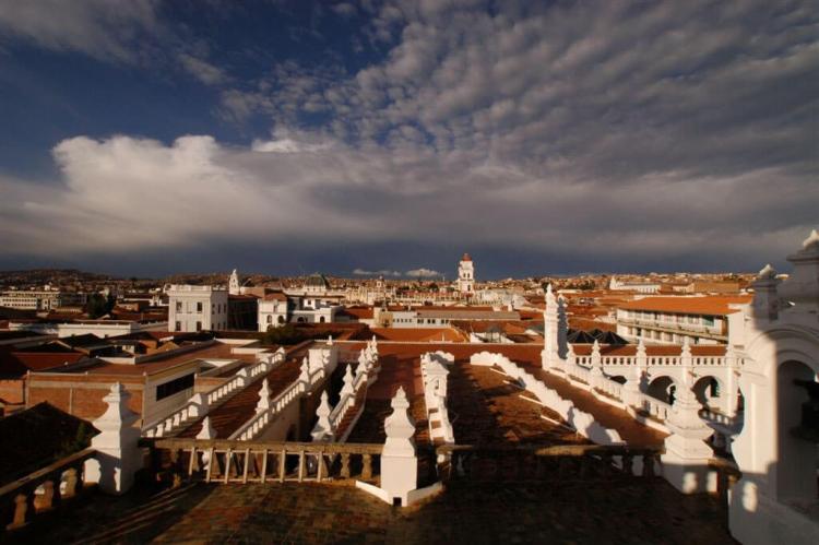 Rooftop panorama, Sucre, Bolivia