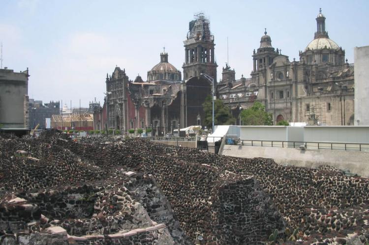 Templo Mayor and Metropolitan Cathedral of Mexico City