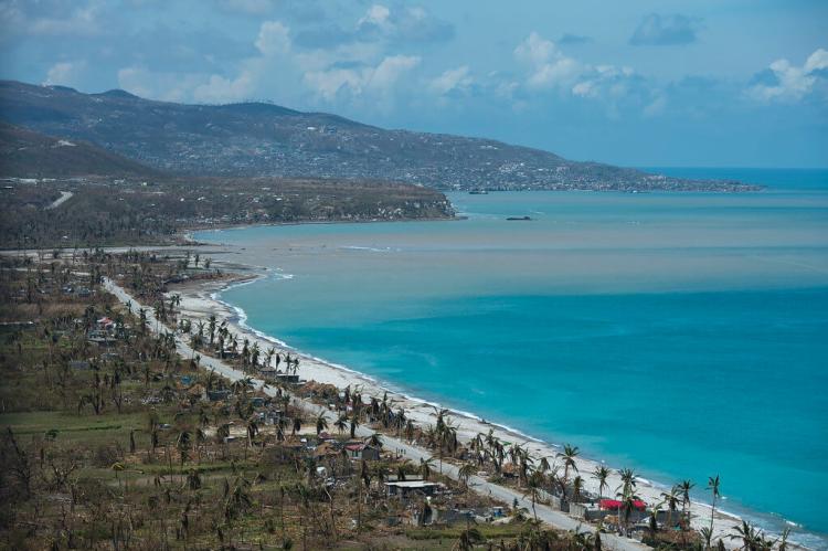 The Tiburon Peninsula in western Haiti was struck by Hurricane Matthew on Oct. 4, 2016