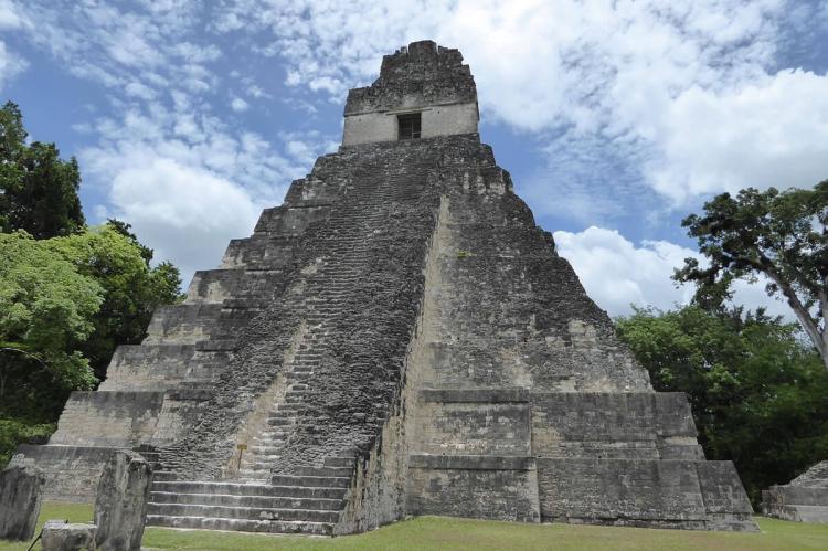 Tikal temple pyramid, Guatemala