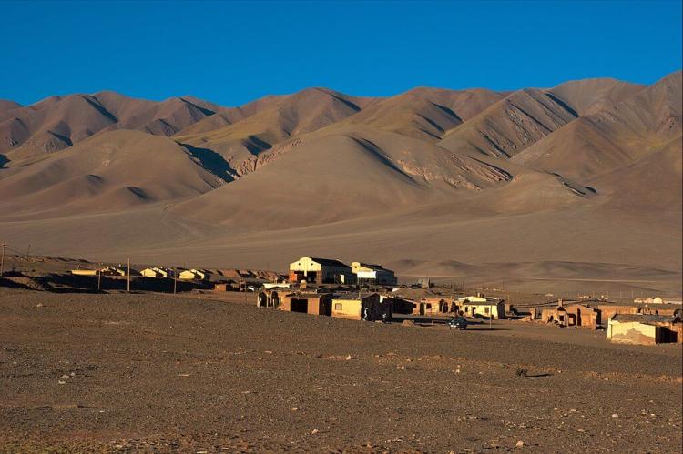 Town of Tolar Grande, in Salta Province, northern Argentina