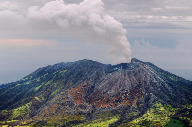 Turrialba volcano panorama, Costa Rica