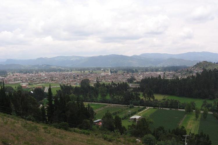 View of Ubaté, Colombia